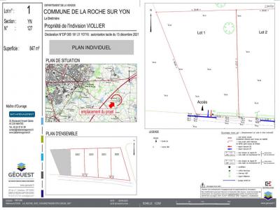 Acheter Terrain 847 m2 Roche-sur-yon