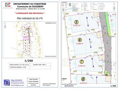 Acheter Terrain Guisseny 49200 euros