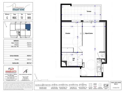 Annonce Location 2 pi�ces Appartement Serignan 34