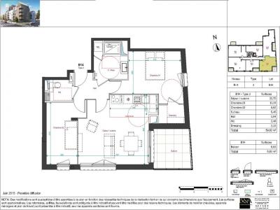 Louer Appartement 59 m2 Tours