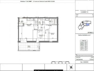 Annonce Location 3 pi�ces Appartement Colmar 68