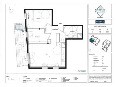 Louer Appartement Saint-herblain 881 euros