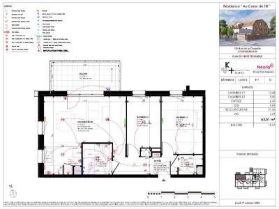 For sale Ebersheim 3 rooms 63 m2 Bas rhin (67600) photo 4