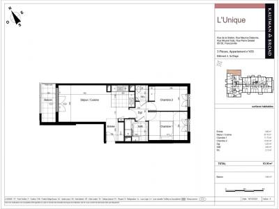 Annonce Location 3 pi�ces Appartement Franconville 95