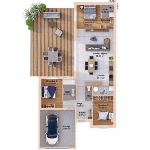 Acheter Maison 92 m2 Gauriaguet
