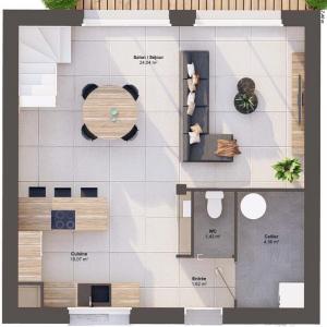 Acheter Maison 81 m2 Grandchamps-des-fontaines