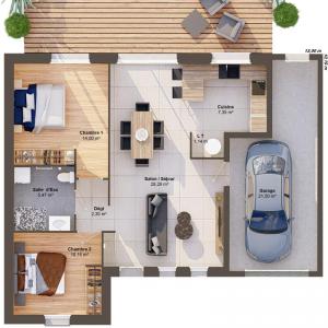 Acheter Maison 69 m2 Heric