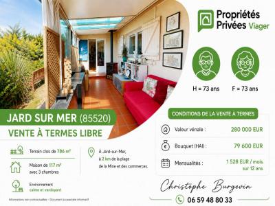 Life-annuity Jard-sur-mer 4 rooms 117 m2 Vendee (85520) photo 1