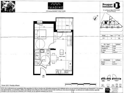 Annonce Location 2 pi�ces Appartement Tours 37