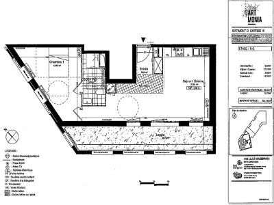 For rent Lille 2 rooms 50 m2 Nord (59000) photo 3