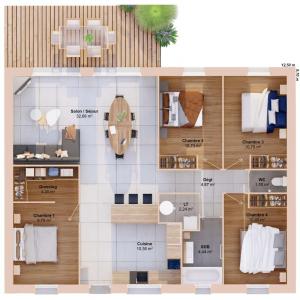 Acheter Maison 102 m2 Mouzeil