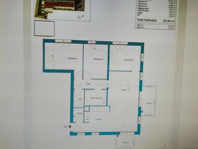 For rent Bordeaux 4 rooms 83 m2 Gironde (33000) photo 2