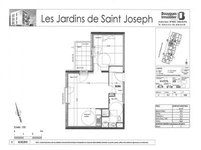 For rent Nantes 2 rooms 45 m2 Loire atlantique (44300) photo 0