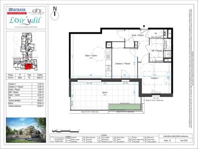 Louer Appartement 58 m2 Orleans