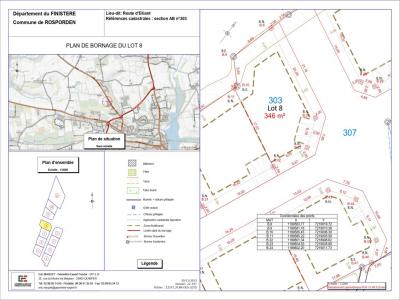 Acheter Terrain 525 m2 Rosporden