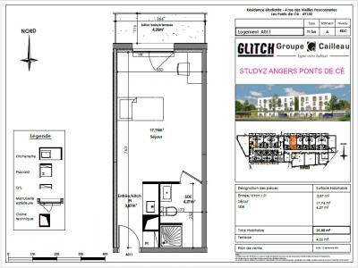 Louer Appartement Ponts-de-ce 579 euros