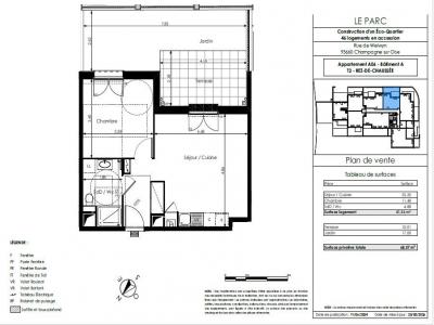 For sale Champagne-sur-oise 2 rooms 41 m2 Val d'Oise (95660) photo 1