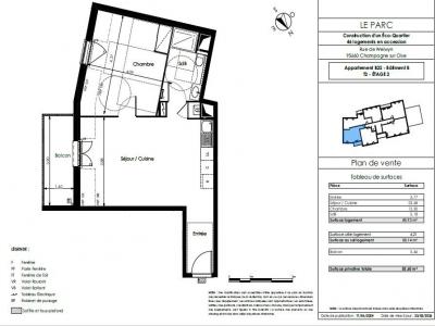 For sale Champagne-sur-oise 2 rooms 45 m2 Val d'Oise (95660) photo 1