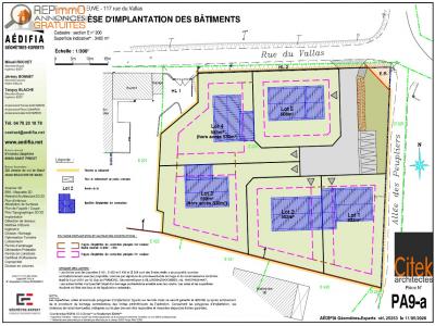 Annonce Vente Terrain Villeneuve 01
