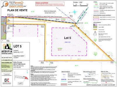 Acheter Terrain Viriat 134000 euros