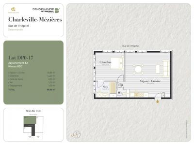 For rent Charleville-mezieres 2 rooms 49 m2 Ardennes (08000) photo 1