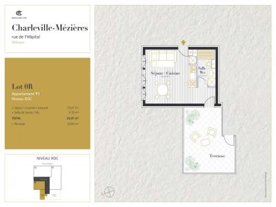 For rent Charleville-mezieres 1 room 23 m2 Ardennes (08000) photo 2