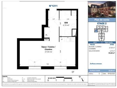 For rent Margny-les-compiegne 1 room 33 m2 Oise (60280) photo 4