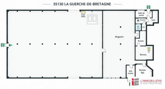 Louer Commerce Guerche-de-bretagne 32400 euros