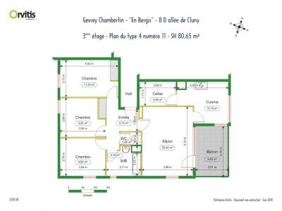 For rent Gevrey-chambertin 4 rooms 81 m2 Cote d'or (21220) photo 0