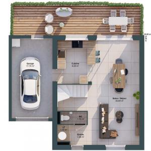 For sale Morancez 5 rooms 84 m2 Eure et loir (28630) photo 2