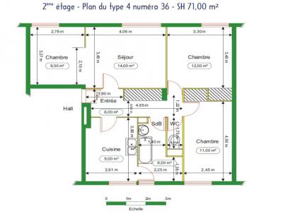 Annonce Location 4 pi�ces Appartement Genlis 21