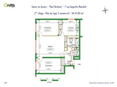 For rent Semur-en-auxois 3 rooms 47 m2 Cote d'or (21140) photo 0