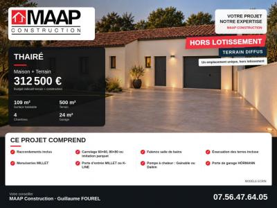 For sale Thaire 5 rooms 109 m2 Charente maritime (17290) photo 0