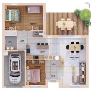 Acheter Maison 85 m2 Saint-georges-du-bois