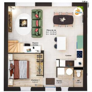 Acheter Maison Sceaux-d'anjou 168204 euros