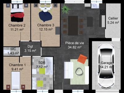 Annonce Vente 5 pi�ces Maison Menitre 49