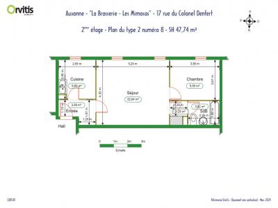For rent Auxonne 2 rooms 48 m2 Cote d'or (21130) photo 0