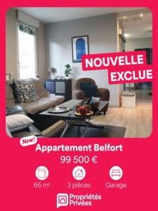 For sale Belfort 3 rooms 66 m2 Belfort (90000) photo 0