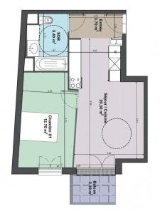For sale Thiais 2 rooms 42 m2 Val de Marne (94320) photo 2