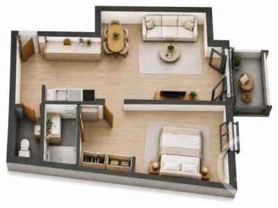 For sale Thiais 2 rooms 42 m2 Val de Marne (94320) photo 3
