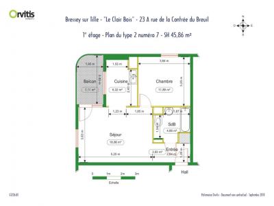 For rent Bressey-sur-tille 2 rooms 46 m2 Cote d'or (21560) photo 0