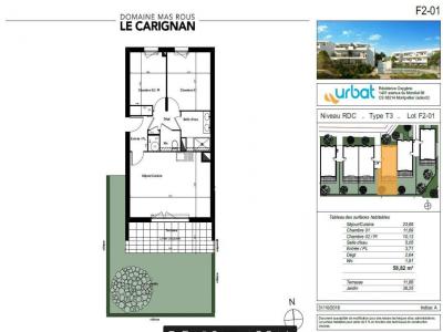 For rent Perpignan 3 rooms 58 m2 Pyrenees orientales (66000) photo 2
