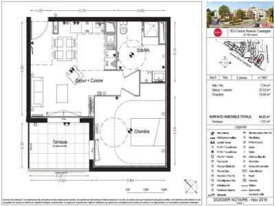 For rent Cenon 2 rooms 44 m2 Gironde (33150) photo 1