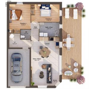 Acheter Maison 76 m2 Joue-sur-erdre