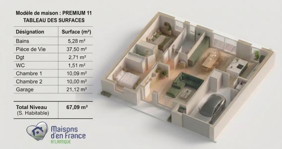 Acheter Maison 68 m2 Brem-sur-mer