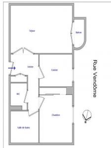 Louer Appartement Lyon-6eme-arrondissement 900 euros
