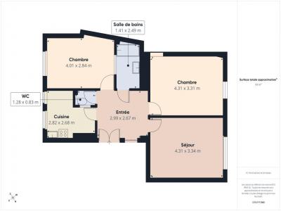 For sale Saint-mande 3 rooms 61 m2 Val de Marne (94160) photo 1