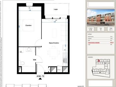 Annonce Location 2 pi�ces Appartement Arras 62