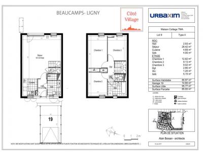 For rent Beaucamps-ligny 4 rooms 85 m2 Nord (59134) photo 1