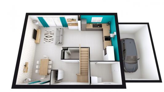 For sale 5 rooms 100 m2 Isere (38780) photo 3